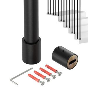Harfa XL balustrada fi 32 mm czarny struktura 148 cm