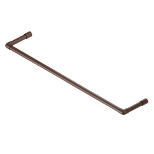 Ginger wieszak loftowy łazienkowy na ręczniki 100 cm brąz struktura