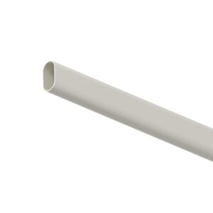 Drążek owalny 15x30 mm x 1mm do szafy kaszmir struktura 200 cm