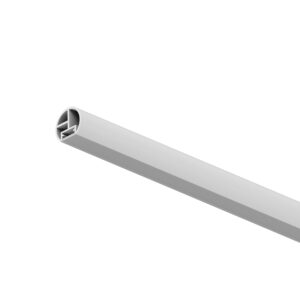 Drążek led fi 25 mm x 1,5 mm profil aluminowy do szafy biały mat 100 cm