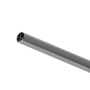 Drążek led fi 25 mm x 1,5 mm profil aluminowy do szafy antracyt struktura 200 cm