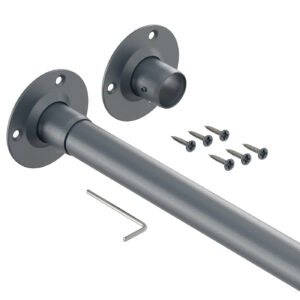 PRO III drążek do szafy fi 25 mm antracyt struktura 100 cm