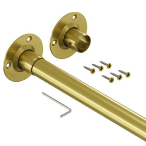 PRO III drążek do szafy fi 25 mm złoty mat 200 cm