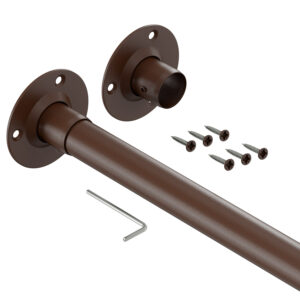 PRO III drążek do szafy fi 25 mm brąz struktura 200 cm