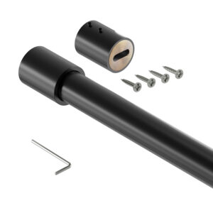 Smart drążek do szafy fi 25 mm czarny mat 148 cm