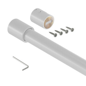 Smart drążek do szafy fi 25 mm biały mat 200 cm
