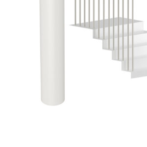 Harfa II balustrada fi 25 mm kaszmir struktura 295 cm