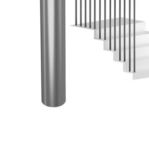 Harfa II balustrada fi 25 mm grafit 295 cm