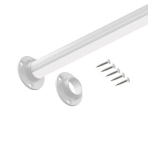 Classic Led drążek do szafy fi 25 mm biały mat 200 cm