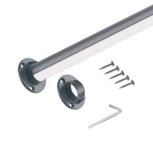 Classic Led drążek do szafy fi 25 mm antracyt struktura 200 cm