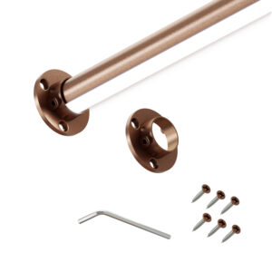 Led PRO I drążek do szafy fi 25 mm miedziany mat 200 cm