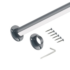 Led PRO I drążek do szafy fi 25 mm antracyt struktura 200 cm