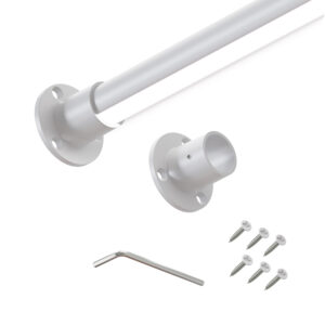 Led PRO II drążek do szafy fi 25 mm biały mat 100 cm