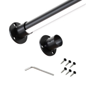 Led PRO II drążek do szafy fi 25 mm czarny mat 100 cm