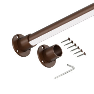 Led PRO II drążek do szafy fi 25 mm brąz struktura 100 cm