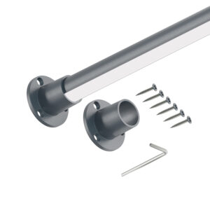 Led PRO II drążek do szafy fi 25 mm antracyt struktura 200 cm