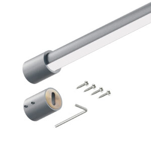 Smart Led drążek do szafy fi 25 mm antracyt struktura 200 cm