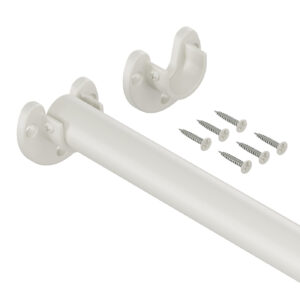 Ufo drążek do szafy fi 25 mm kaszmir struktura 148 cm