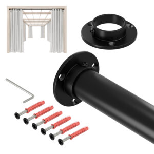 Taras Strong drążek stalowy fi 32 mm czarny mat 100 cm