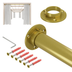 Taras Strong drążek stalowy fi 32 mm złoty mat 100 cm