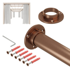 Taras Strong drążek stalowy fi 32 mm miedziany mat 295 cm