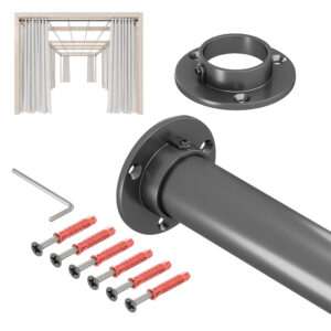 Taras Strong drążek stalowy fi 32 mm grafit 295 cm