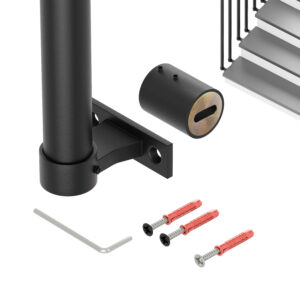 Harfa Bond balustrada fi 25 mm czarny struktura 200 cm