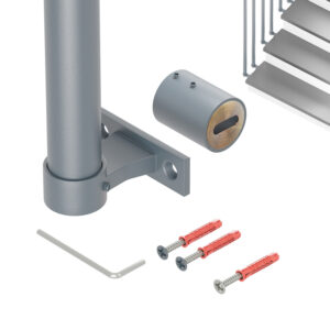 Harfa Bond balustrada fi 25 mm antracyt struktura 200 cm