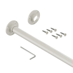 Mini drążek do szafy fi 16 mm kaszmir struktura 100 cm