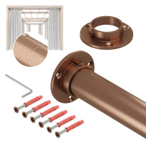 Taras Strong Ocynk stalowy fi 32 mm miedziany mat 400 cm