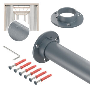 Taras Strong Ocynk stalowy fi 32 mm antracyt struktura 200 cm