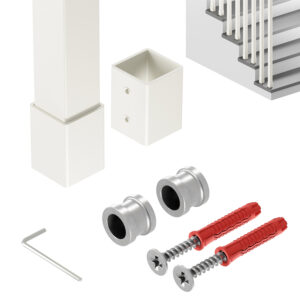 Harfa Slim balustrada 25x25 mm kaszmir struktura 200 cm