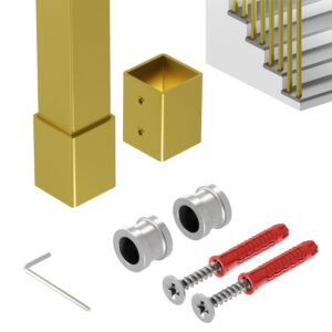 Harfa Slim balustrada 25x25 mm złoty mat 295 cm