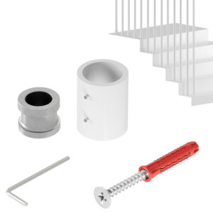 HARFA NOA K UCHWYT BALUSTRADY fi 20 mm BIAŁY MAT