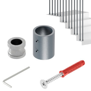 HARFA NOA K UCHWYT BALUSTRADY fi 20 mm ANTRACYT STRUKTURA