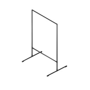 Fonger wieszak loftowy na ubrania stojący 100x150 czarny mat