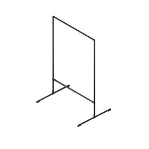 Fonger wieszak loftowy na ubrania stojący 100x150 czarny struktura
