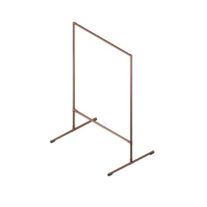 Fonger wieszak loftowy na ubrania stojący 100x150 miedziany mat