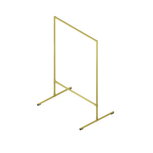 Fonger wieszak loftowy na ubrania stojący 100x150 złoty mat