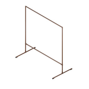 Fonger wieszak loftowy na ubrania stojący 150x150 brąz struktura