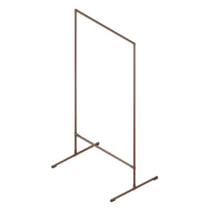 Fonger wieszak loftowy na ubrania stojący 100x200 brąz struktura
