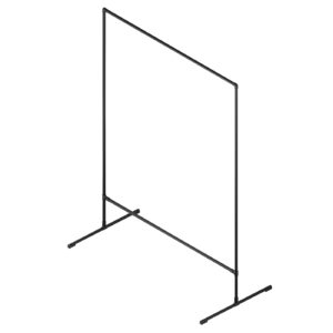 Fonger wieszak loftowy na ubrania stojący 150x200 czarny struktura