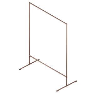 Fonger wieszak loftowy na ubrania stojący 150x200 miedziany mat