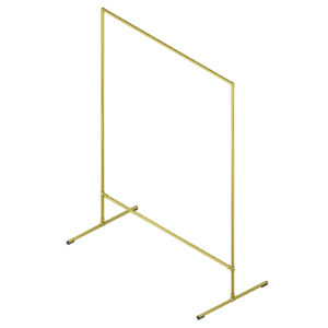 Fonger wieszak loftowy na ubrania stojący 150x200 złoty mat