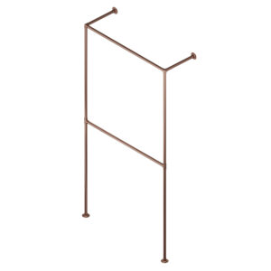 Hotse II wieszak loftowy na ubrania fi 25mm 100x200 miedziany mat