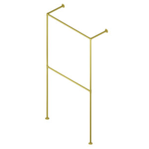 Hotse II wieszak loftowy na ubrania fi 25mm 100x200 złoty mat