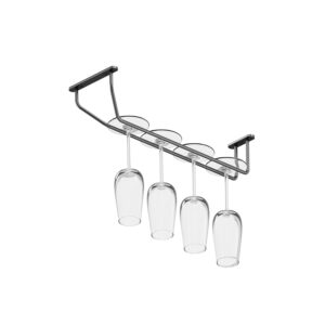 Alko wieszak na kieliszki do wina 1 rzędowy grafit