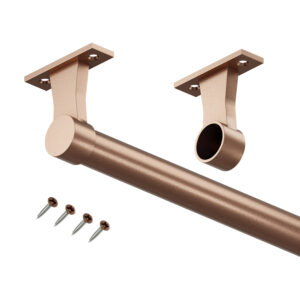 Elegance drążek do szafy fi 25 mm miedziany mat 200 cm