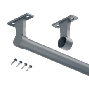 Elegance drążek do szafy fi 25 mm antracyt struktura 200 cm