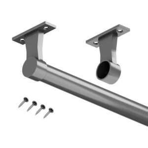 Elegance drążek do szafy fi 25 mm grafit 200 cm